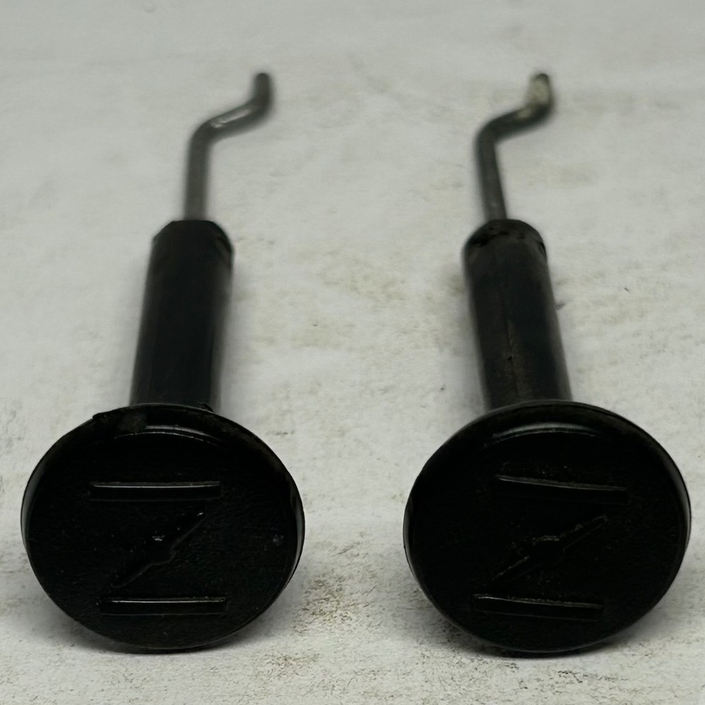 Poulan Choke Knob 507-430202 Black Z Logo Metal Linkage Rod Set of 2